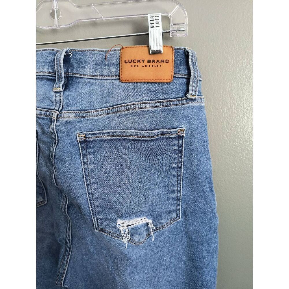 Lucky Brand High Rise Distressed Blue Jeans - Picture 4 of 11